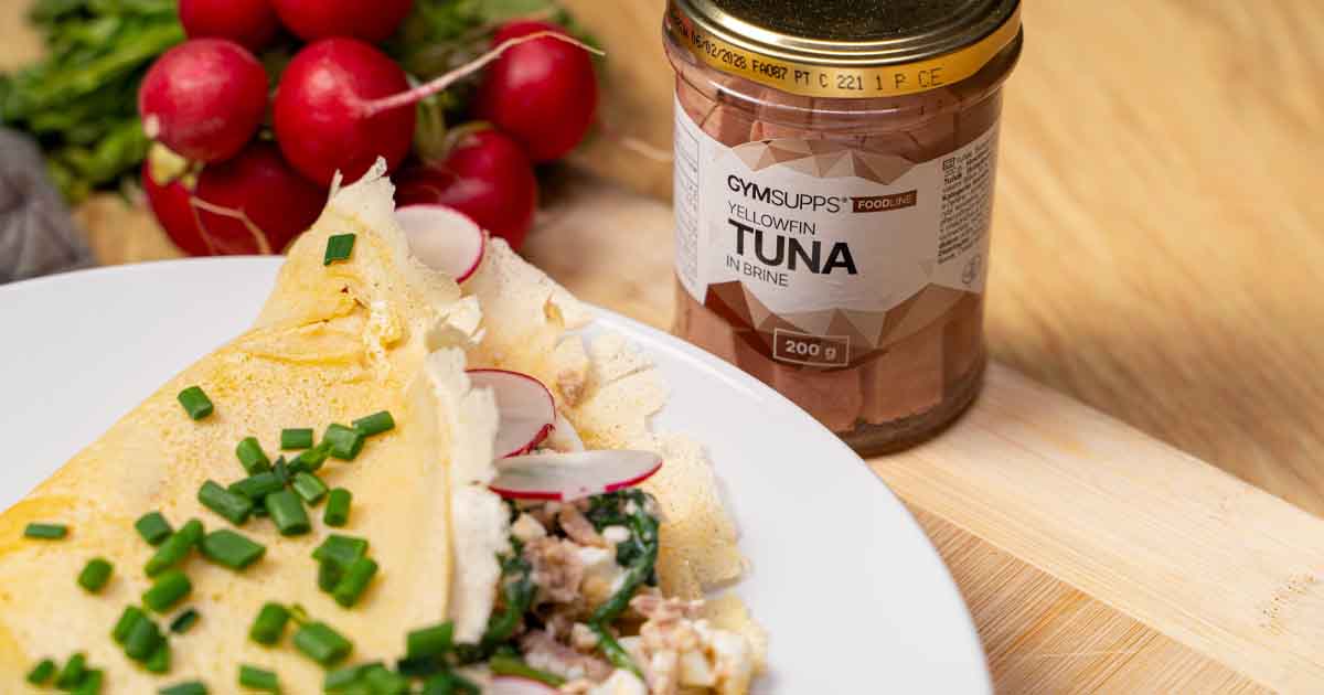 Proteinové palačinky s tuňákem